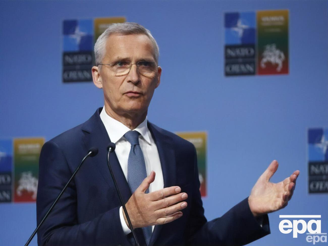 Столтенберг сообщил о "сигнале постоянной поддержки" Украины со стороны НАТО