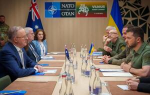 Альбанезе и Зеленский провели встречу в Вильнюсе на полях саммита НАТО