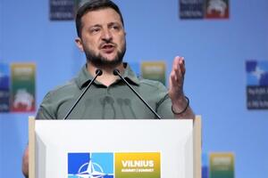 Зеленский в Вильнюсе встретился с Макроном