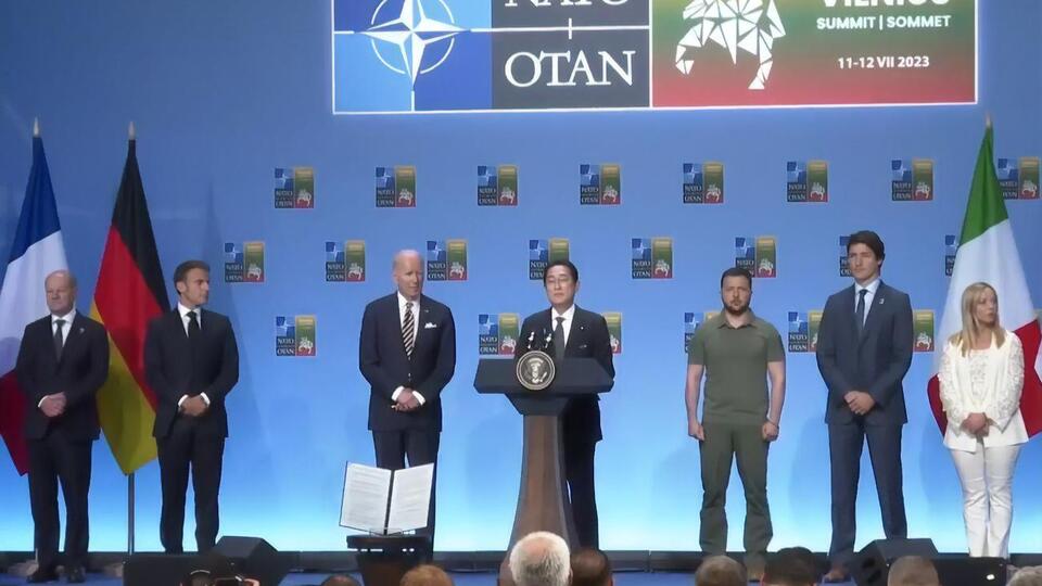 Лидеры стран G7 приняли декларацию о поддержке Украины с гарантиями безопасности на полях саммита НАТО в Вильнюсе