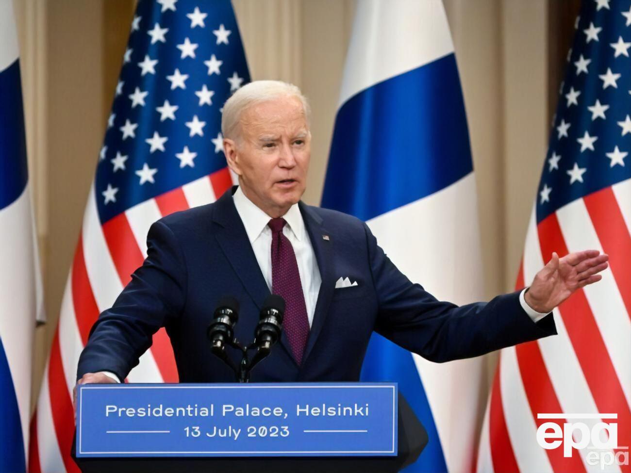 Ніхто не може вступити в НАТО під час бойових дій, зазначив Байден