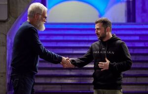 Премьера шоу Леттермана с Зеленским состоялась 12 декабря на Netflix