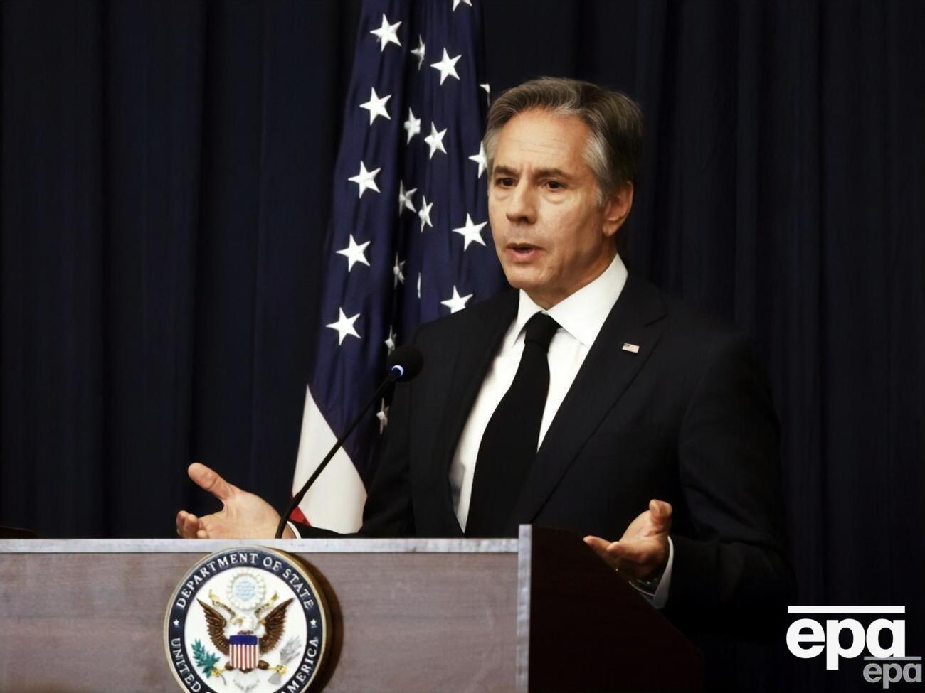 Необхідно "переконати" Путіна, що він не може перемогти Україну, сказав Блінкен