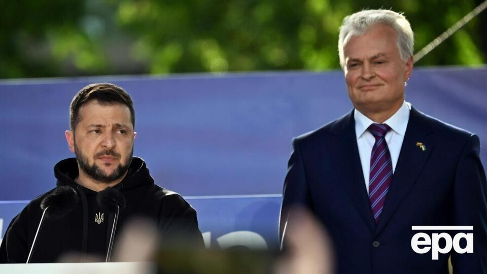 Президент Литви сказав, що розуміє емоції Зеленського