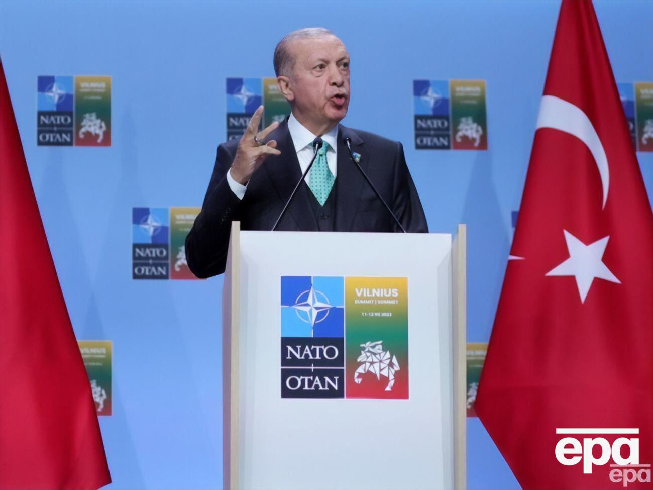 Эрдоган подтвердил, что Турция "однозначно поддерживает вступление Украины в НАТО", отметил его пресс-секретарь