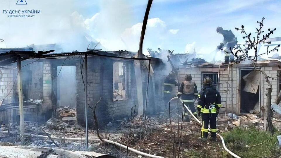 Российские оккупанты атаковали Херсонскую область управляемыми бомбами