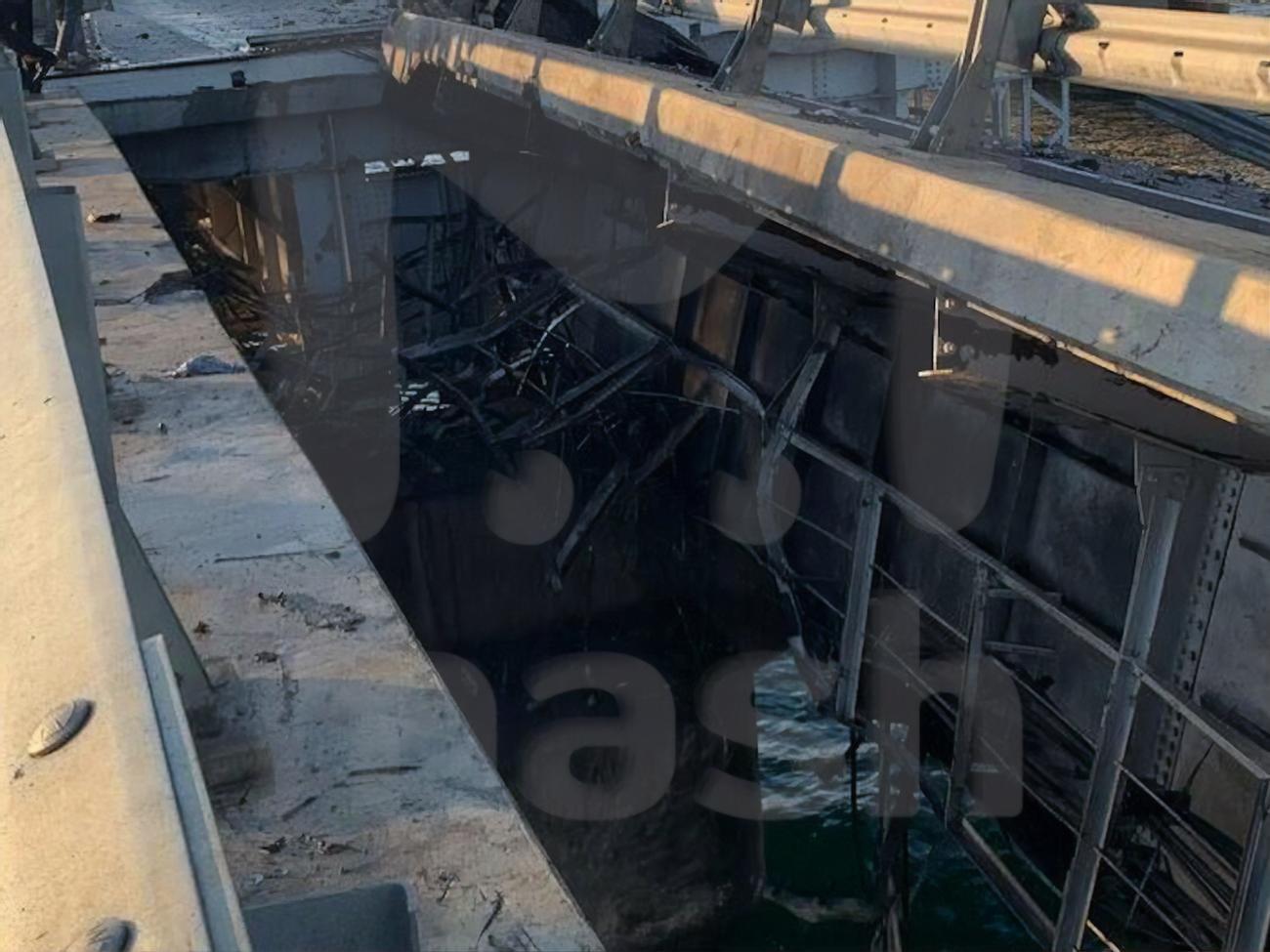 В ночь на 17 июля российские СМИ сообщили о взрывах на Крымском мосту