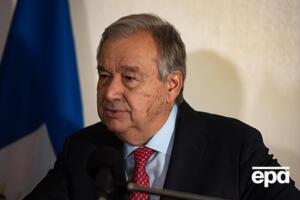 Гутерріш не припинить своїх зусиль щодо сприяння безперешкодному доступу на світові ринки продовольчих товарів і добрив як з України, так і з РФ, зазначив представник ООН