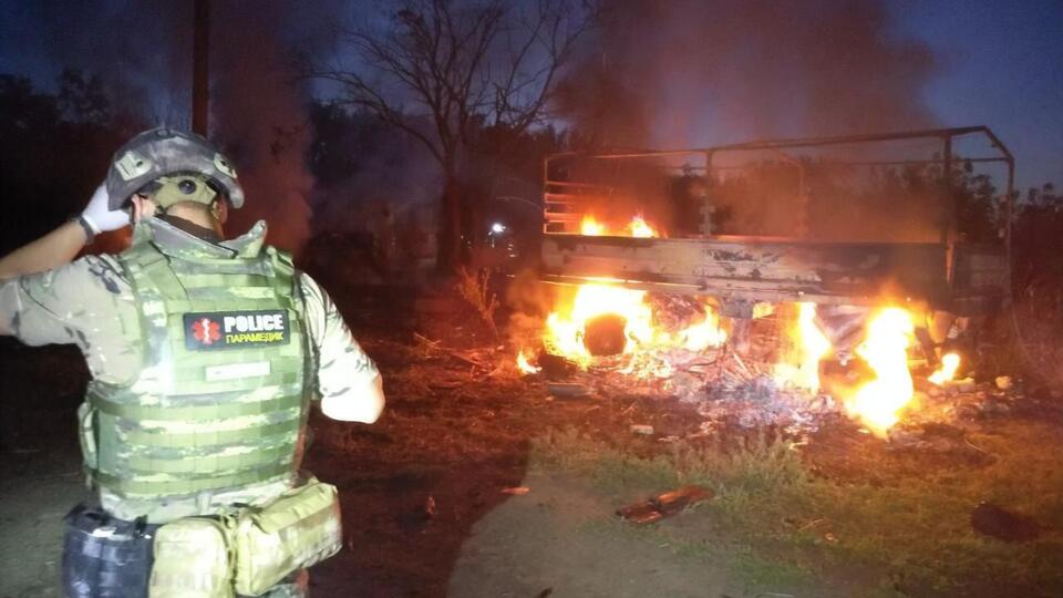 За даними поліції, окупанти атакували 19 населених пунктів, застосувавши ракети, С-300, безпілотники, "Гради", артилерію