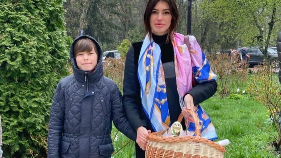 Христина Камбурова із сином