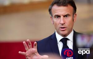 Рішення Путіна вийти із "зернової угоди" Макрон (на фото) назвав "величезною помилкою"