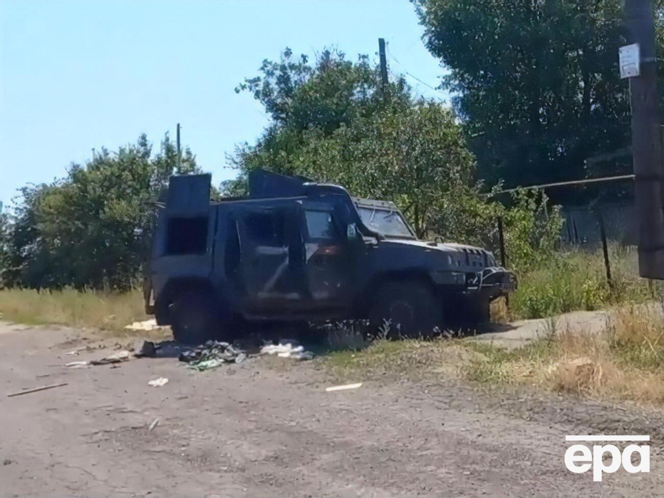 Сирський продемонстрував, як ЗСУ знищують автомобільну техніку окупантів під Бахмутом