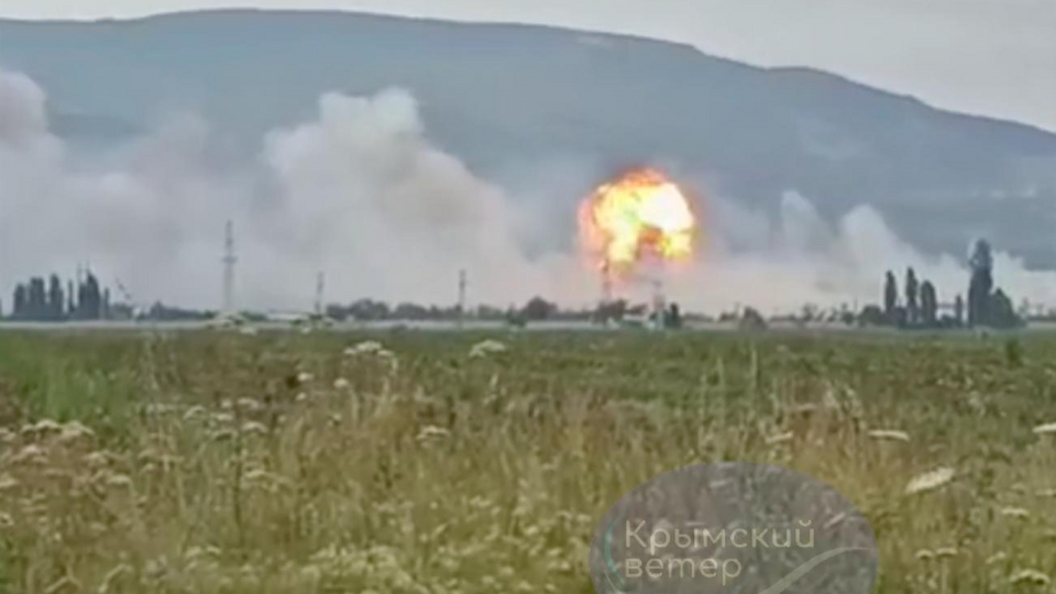 На Старокримському полігоні фіксують вибухи