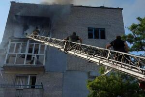 За даними ДСНС, окупанти стріляли із РСЗВ "Град"