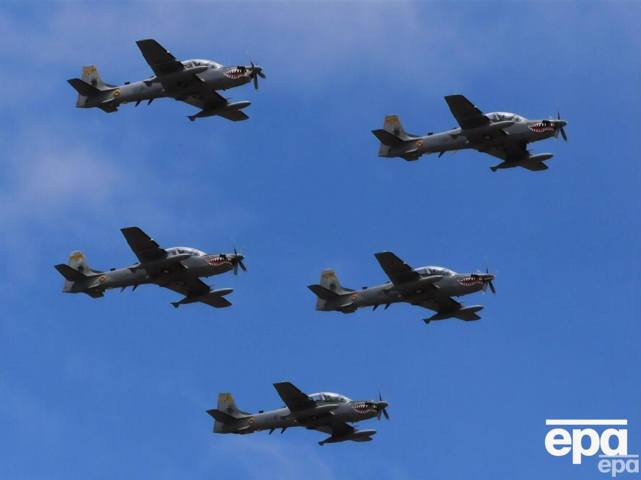 Зіткнулося два Tucano з п'яти літаків, які були в повітрі