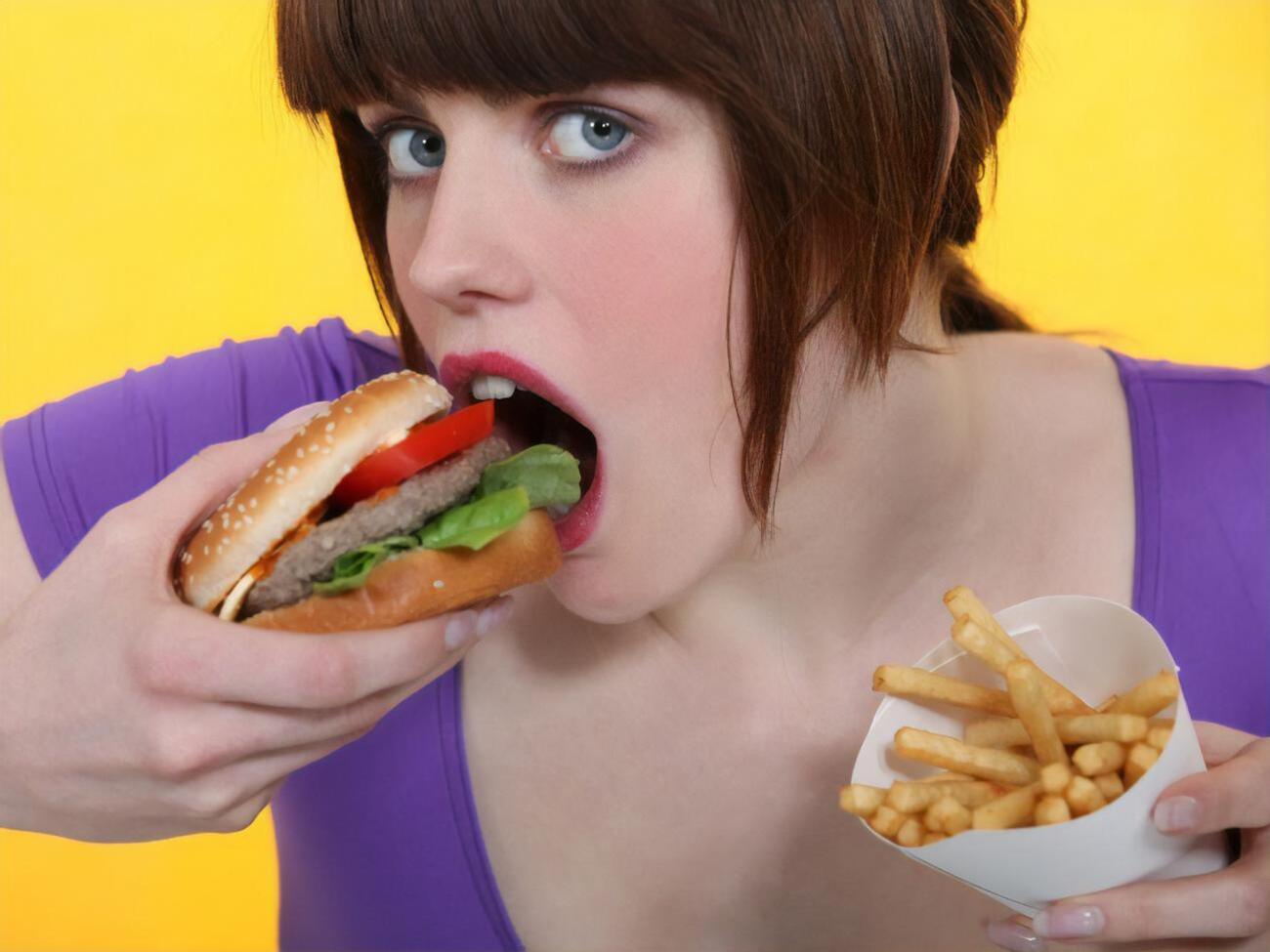 Еду из фастфуда не стоит есть слишком часто