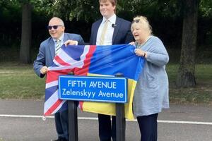 Пятая авеню в Харлоу теперь имеет официальное название "Пятая авеню – авеню имени Зеленского"