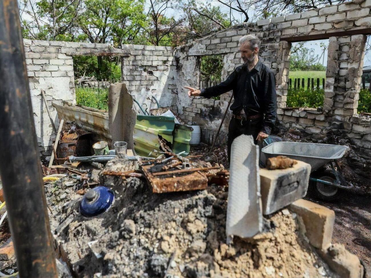 Унаслідок обстрілу зруйновано будинки мирних жителів та об'єкти цивільної інфраструктури