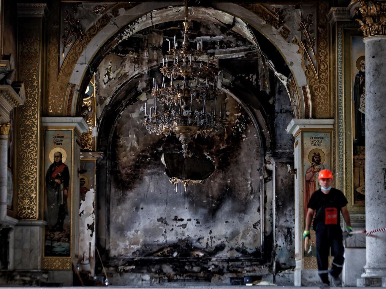 Унаслідок російського обстрілу постраждав храм у центрі Одеси