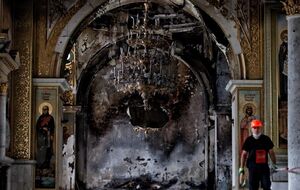 В результате российского обстрела пострадал храм в центре Одессы