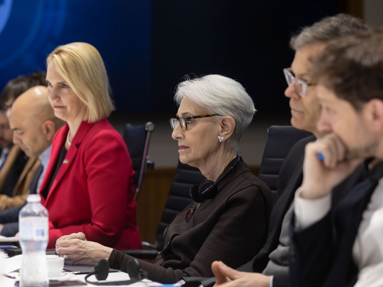 Шерман приезжала в Киев в январе 2023 года