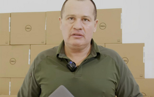 Артур Палатний: Ноутбуки поїдуть у громади, які постраждали від тимчасової окупації, а також у школи, де навчаються діти з інвалідністю