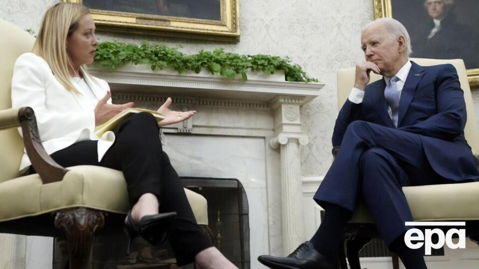 Мелони и Байден встретились в Белом доме, среди тем обсуждения была Украина