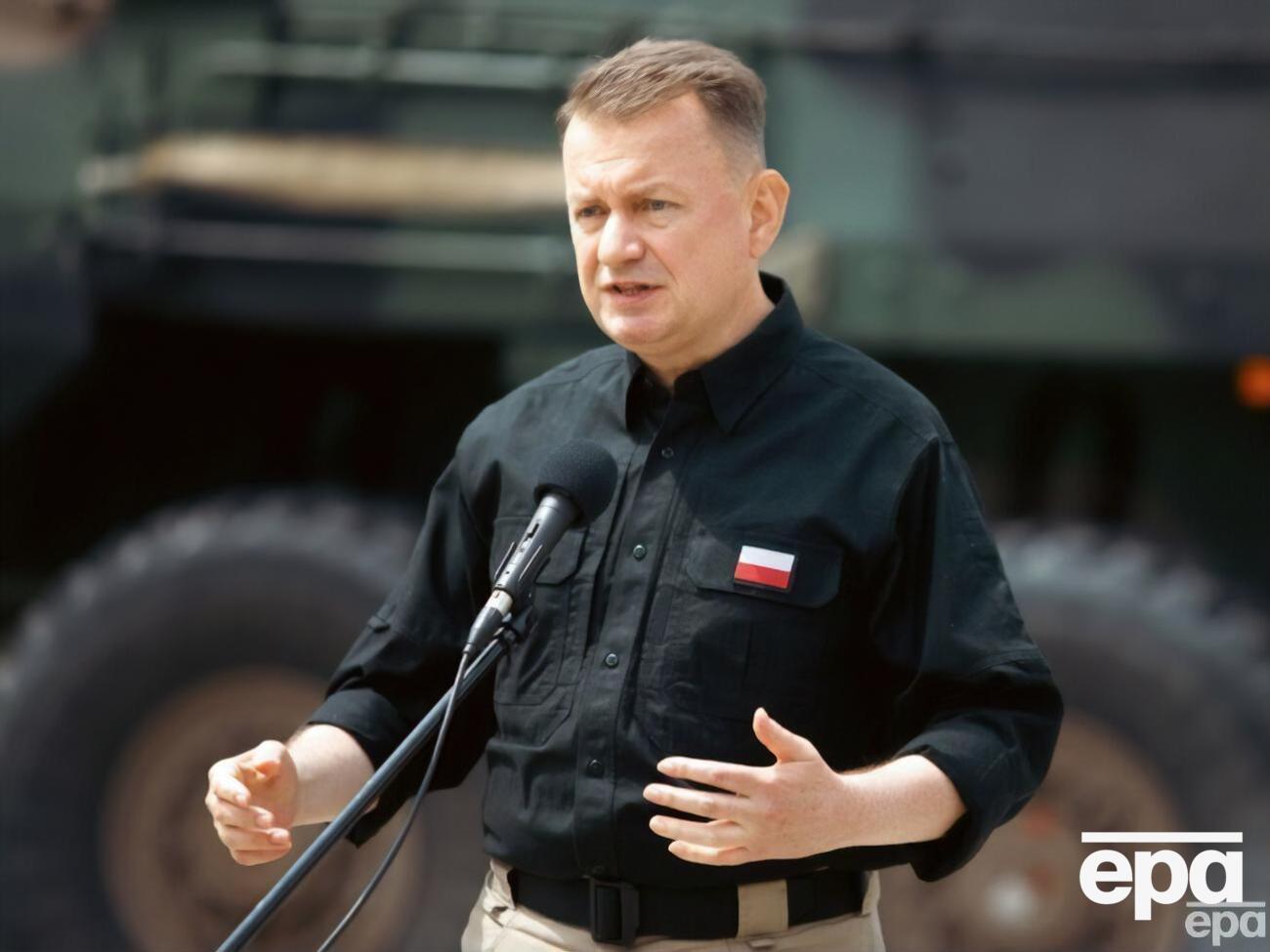 Цель минобороны Польши – чтобы армия страны насчитывала не менее 300 тыс. военных, отметил Блащак