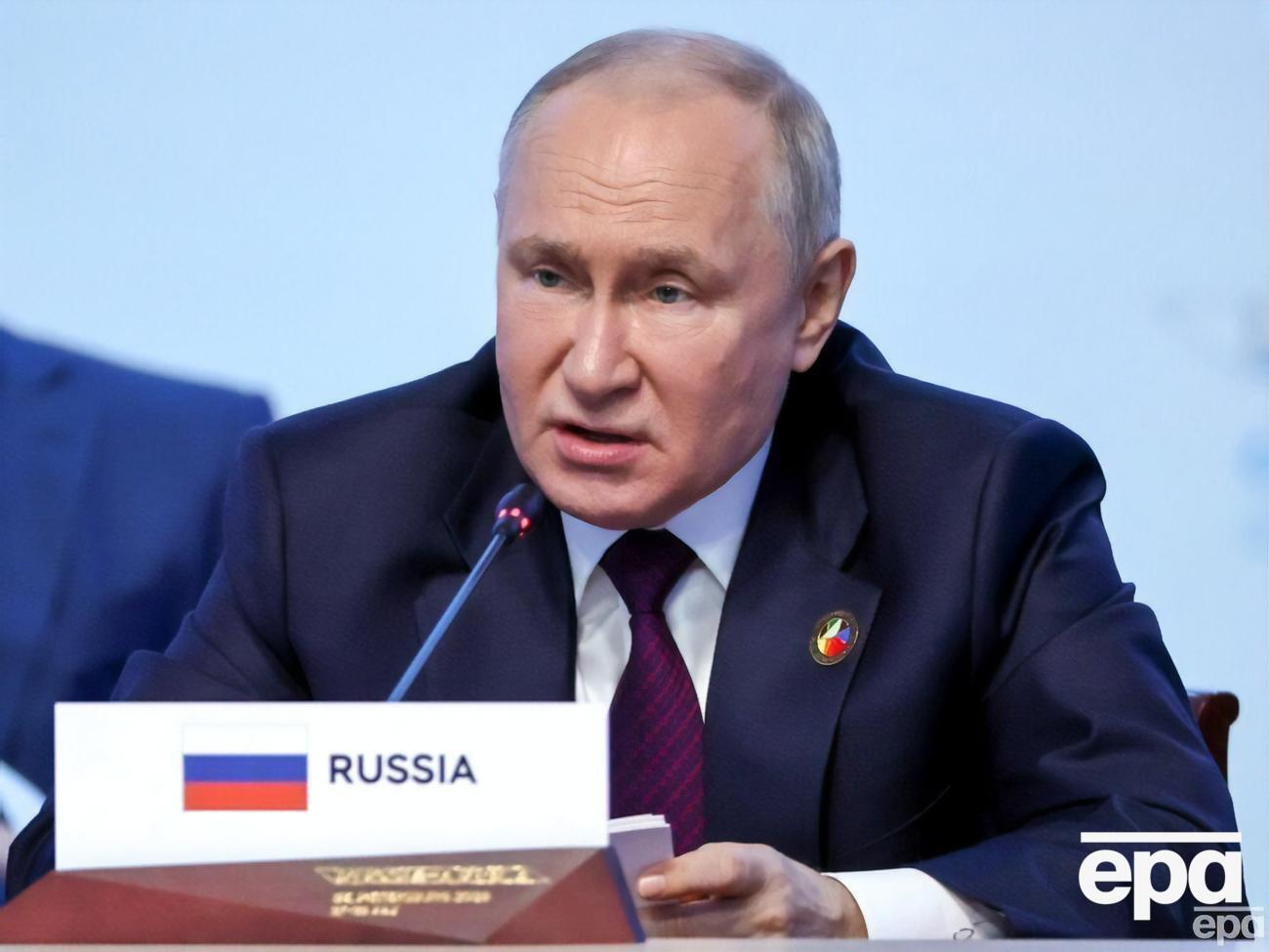 По словам Путина, на момент изгнания россиян из-под Киева якобы был согласован проект мирного договора
