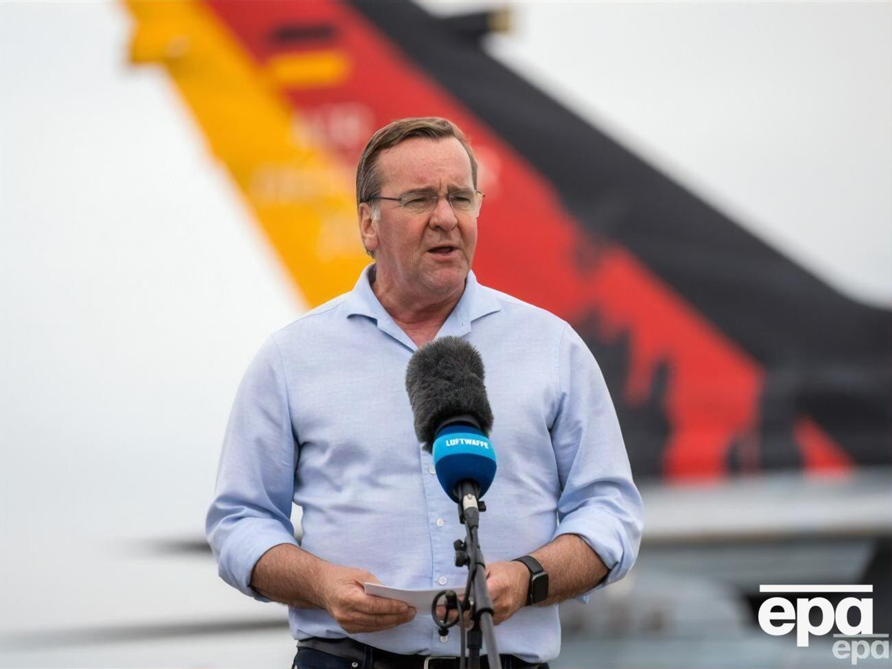 Писториус высказался о помощи Германии Украине