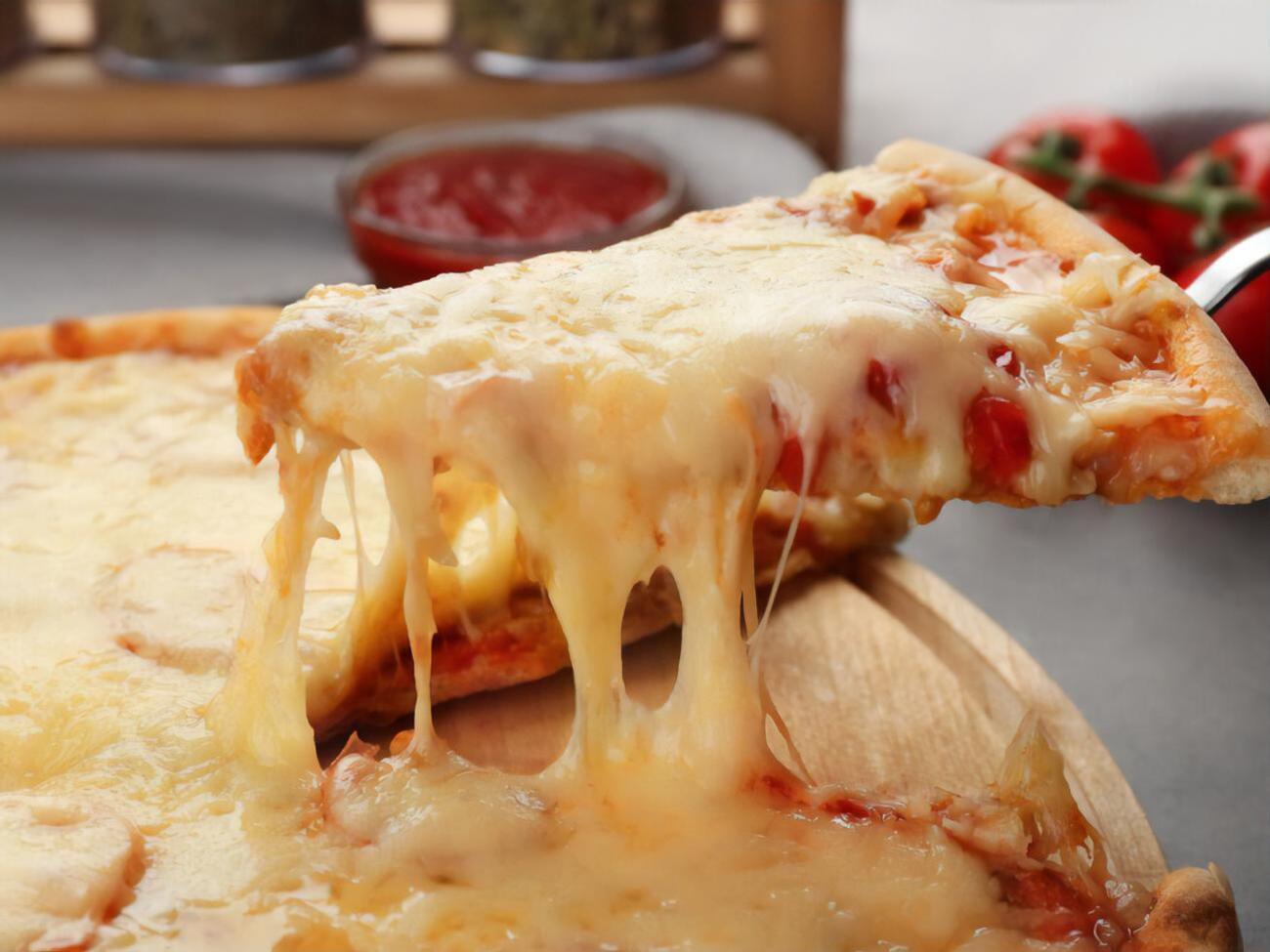 Количество сыра для пиццы можно регулировать по желанию