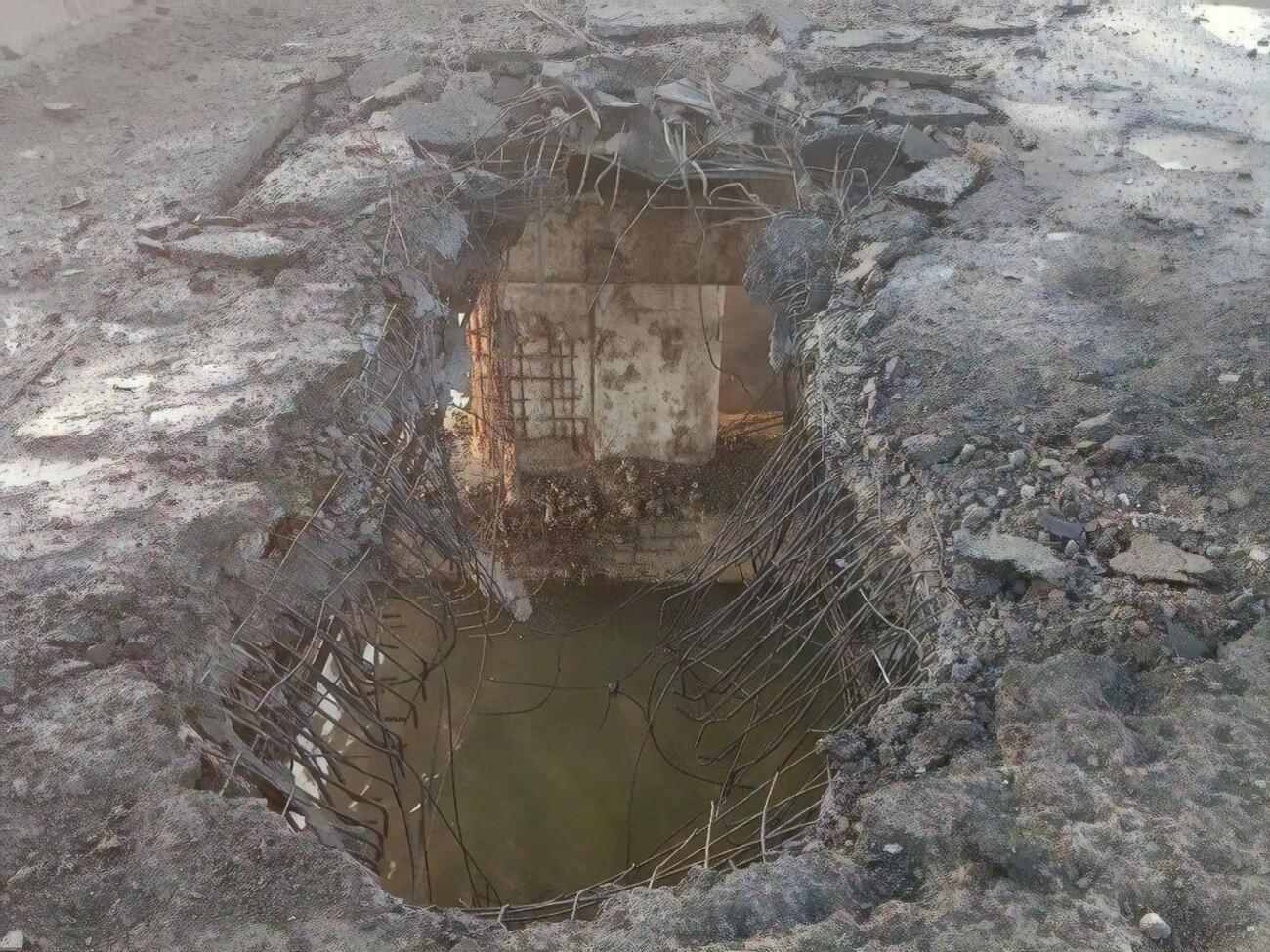 Наслідки ударів по мостах через Чонгар видно з космосу