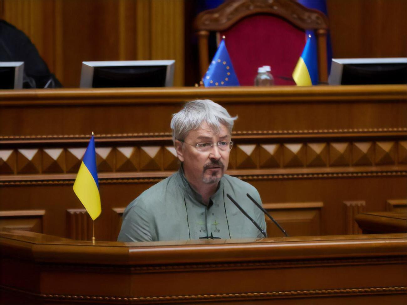 Рада 27 липня звільнила Ткаченка з посади міністра культури та інформаційної політики України
