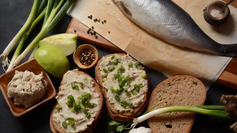 Форшмак перед подачей нужно посыпать зеленью