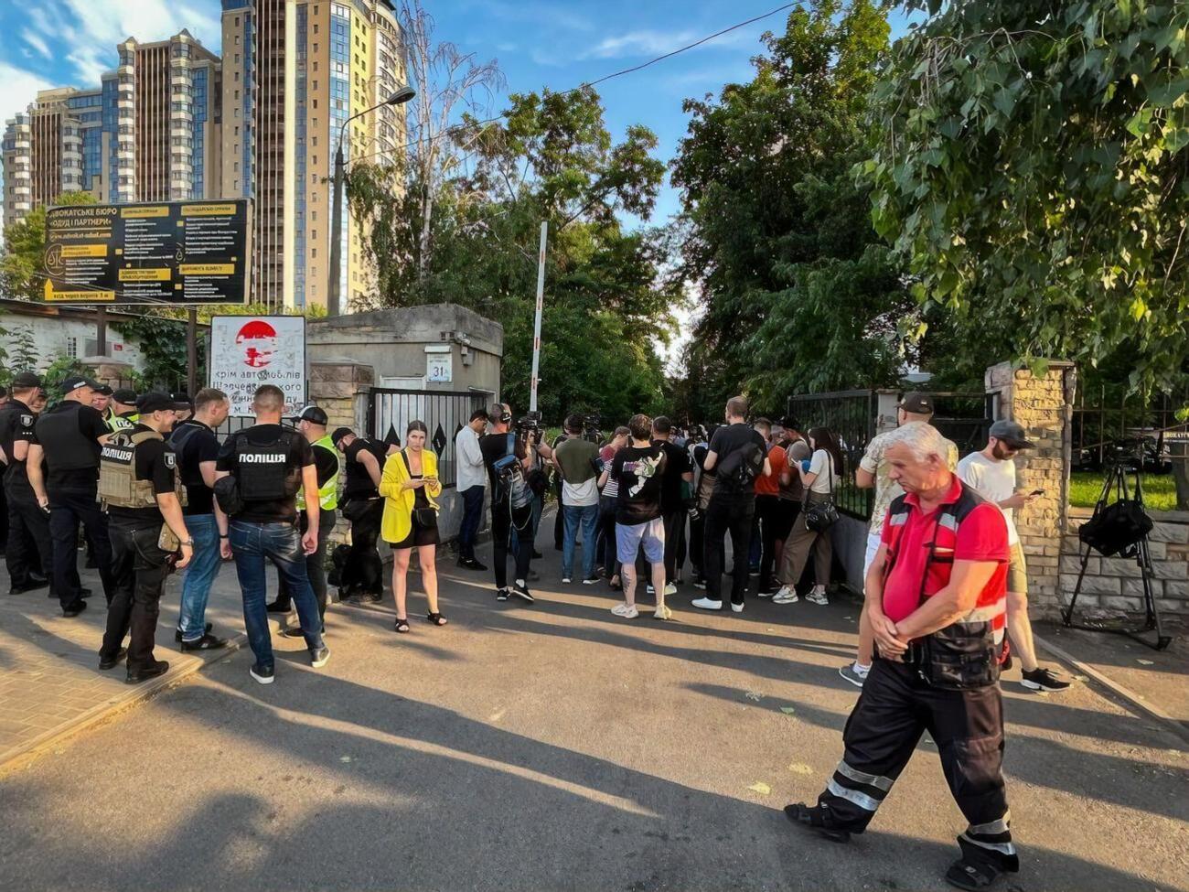 Инцидент в суде произошел сегодня вечером