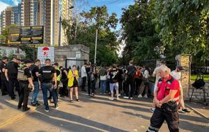 Инцидент в суде произошел сегодня вечером