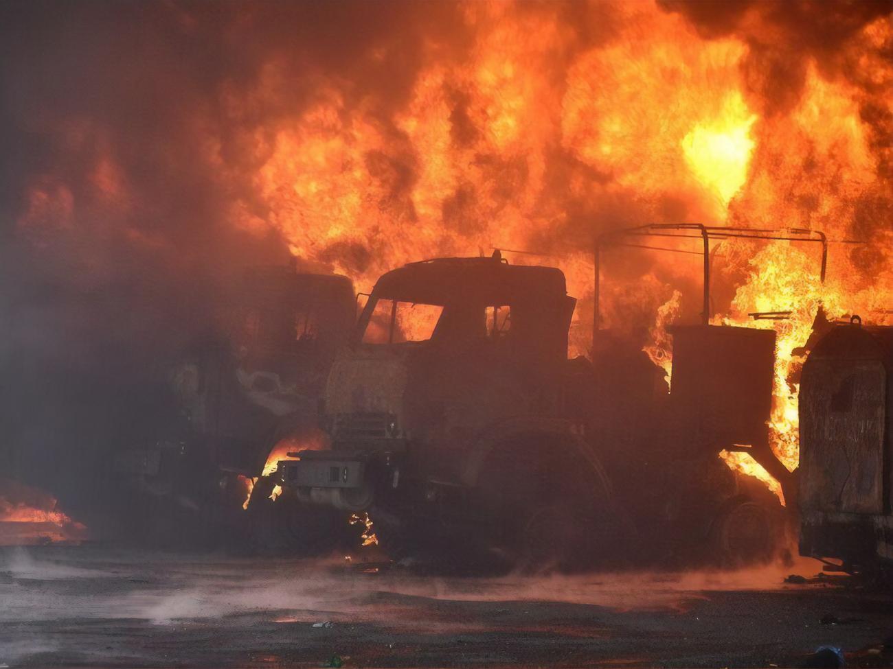 У Макіївці вибухи та пожежі&nbsp;другий вечір поспіль