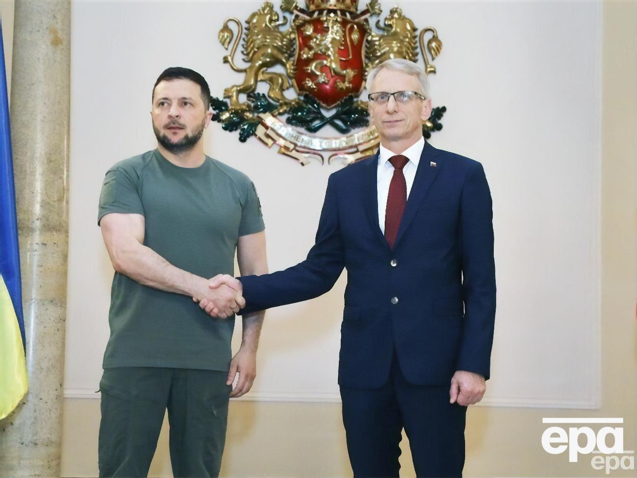 Зеленський зустрівся з Денковим під час візиту в Болгарію