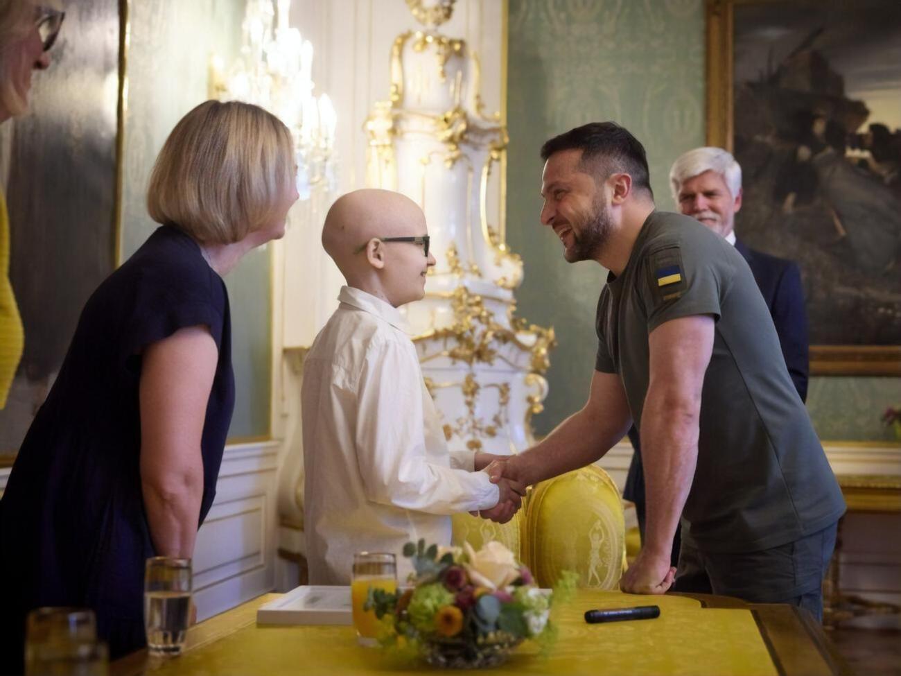 На встречу пришел не только украинский, но и чешский президент