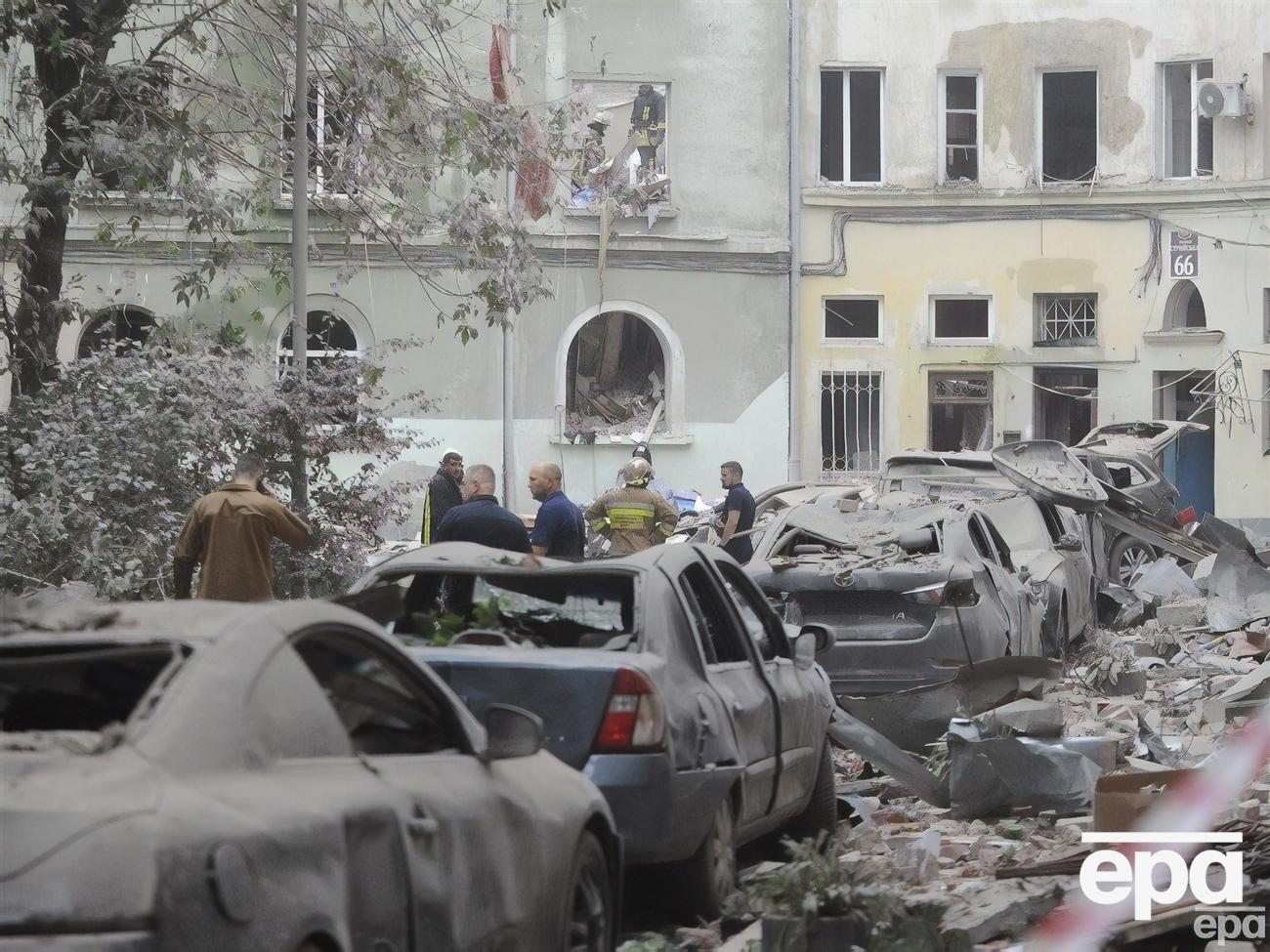 По данным Генштаба, во Львове вчера ночью были попадания трех ракет