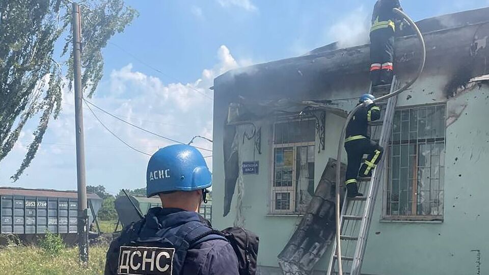 В Харьковской области были пожары из-за российских обстрелов