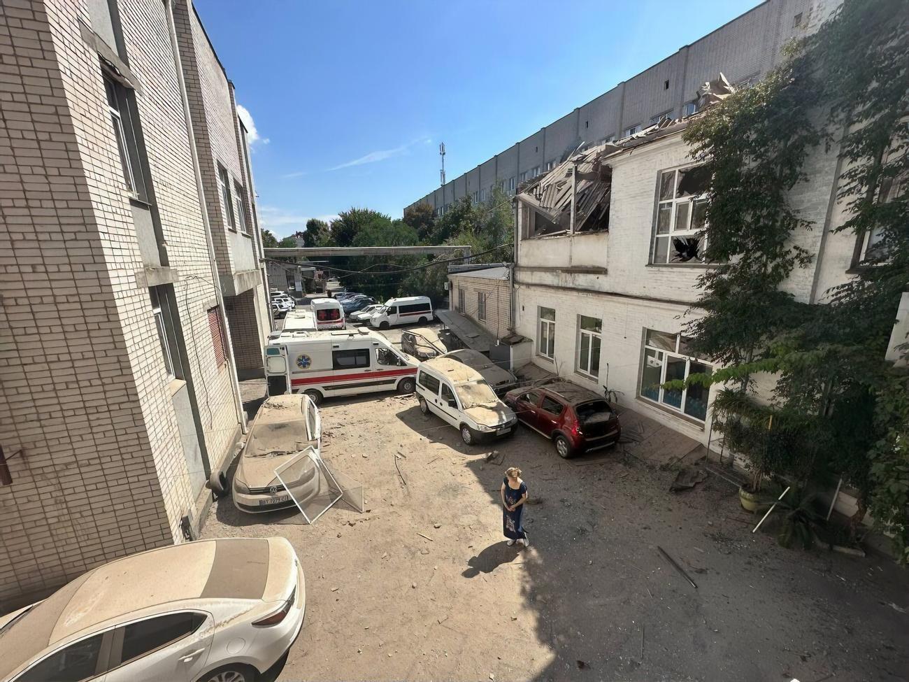 1 августа оккупанты ударили по операционной Херсонской городской клинической больницы