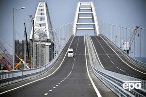 Оккупанты ночью закрывали движение по Крымскому мосту