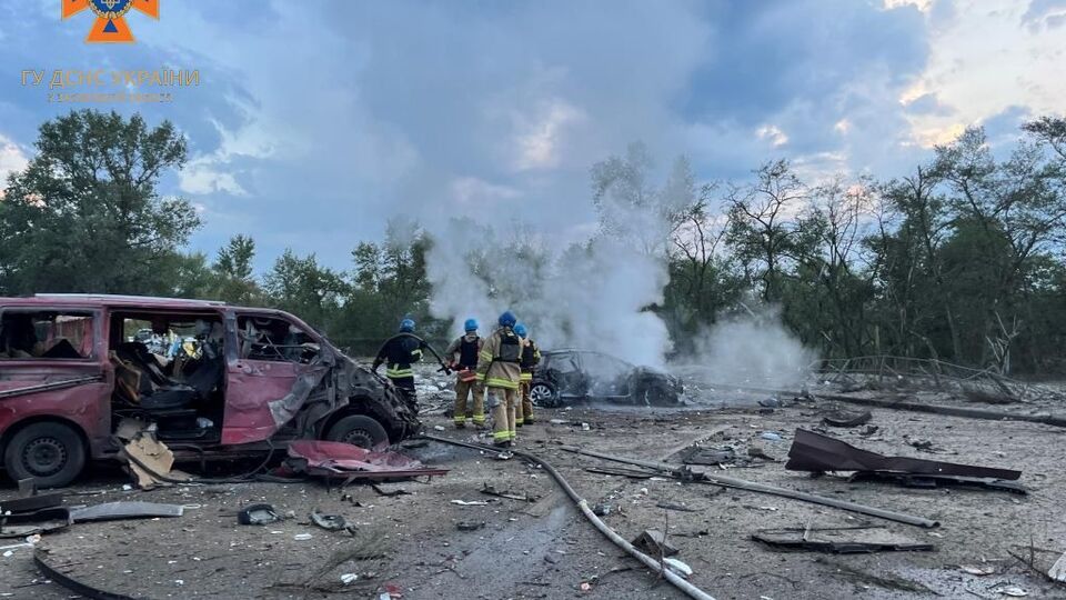 Оккупанты обстреливали Запорожье 9-го и 10 августа