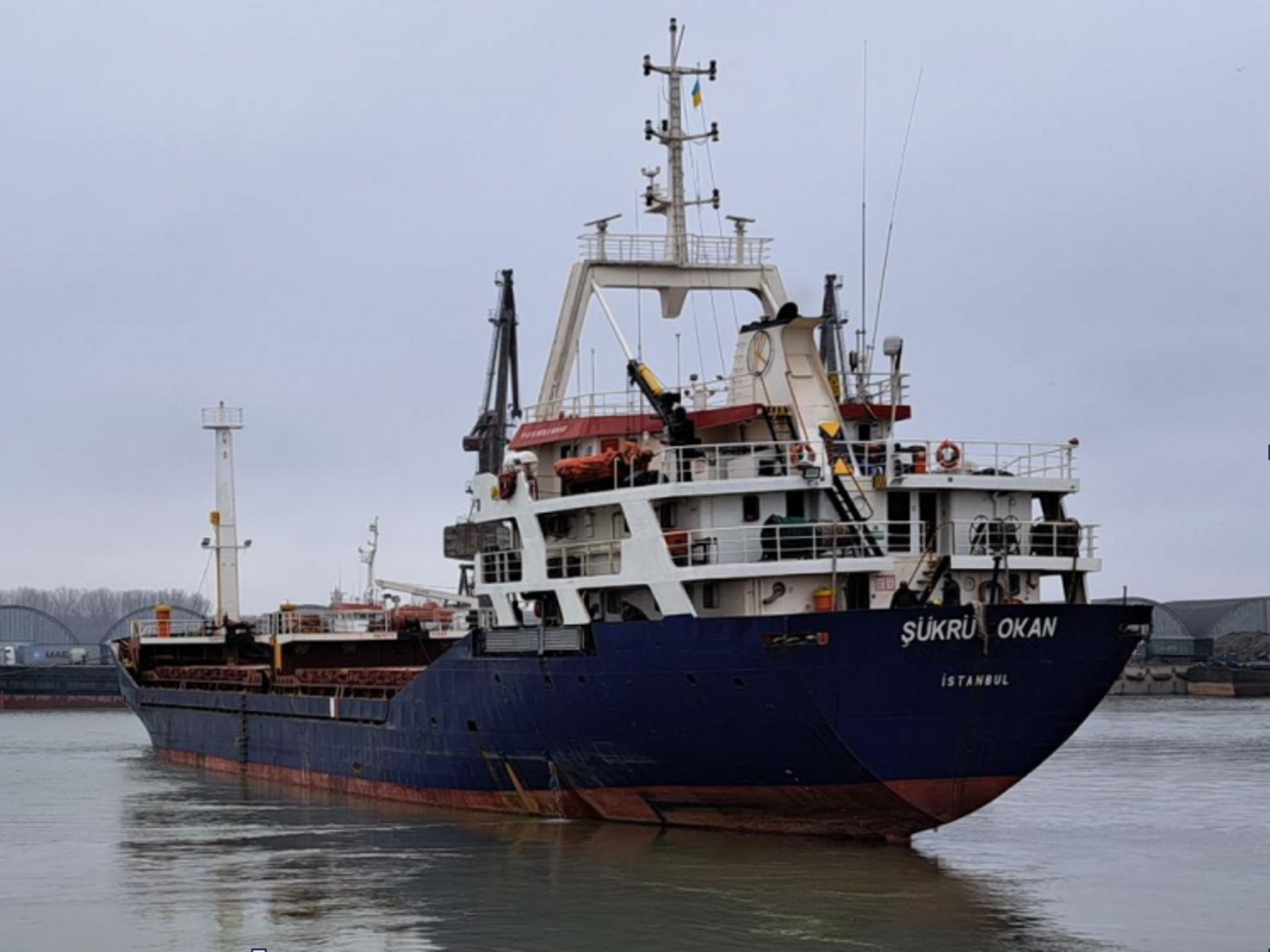 Судно Şükrü Okan направлялось в Измаил из Турции