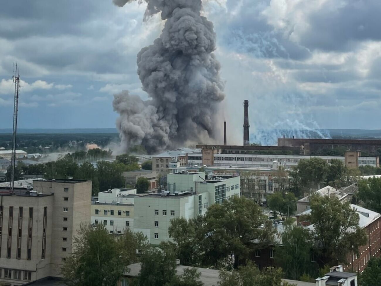 Вибух на заводі у Сергієвому Посаді стався вранці 9 серпня