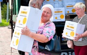 С начала полномасштабной войны организация передала около 270 тыс. наборов для жителей Донецкой области и временно эвакуированных из региона