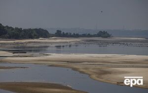 Водохранилище обмелело после подрыва оккупантами ГЭС