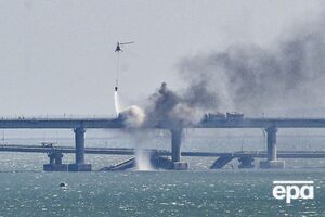 После полномасштабного вторжения РФ в Украину конструкция Крымского моста становится "очень опасной", отметили в украинской разведке