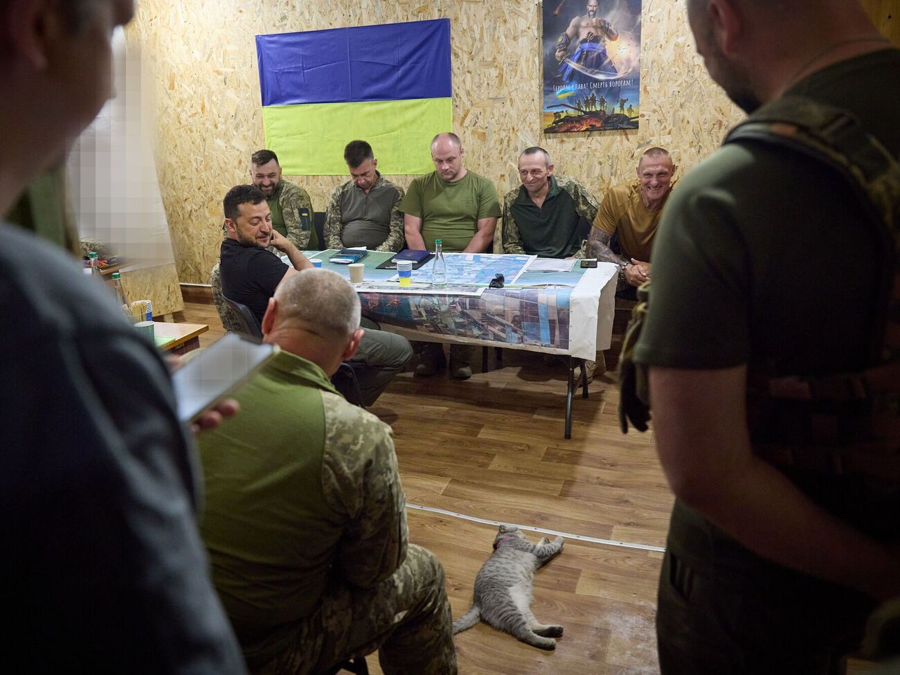 Кіт приєднався до зустрічі Зеленського й Тарнавського з командуванням 65-ї бригади